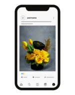 نموذج لحساب أنستجرام لبيع الورود