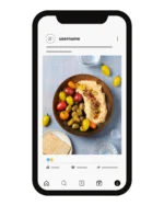 نموذج لحساب أنستجرام لمطعم للمعجنات والسندويشات