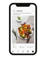 نموذج لحساب أنستجرام لمطعم للمعجنات والسندويشات