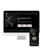 نموذج لموقع احترافي لشركة مقاولات