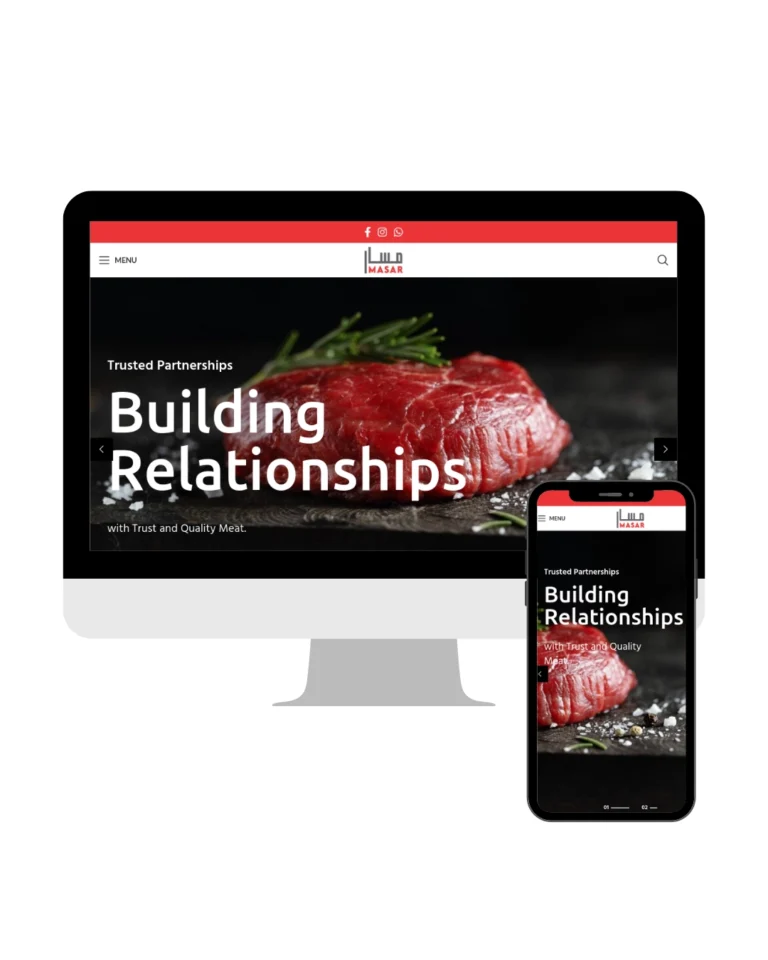 نموذج لموقع احترافي لشركة تصدير اللحوم