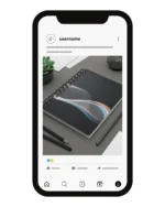 نموذج لحساب أنستجرام لبيع التصاميم الرقمية