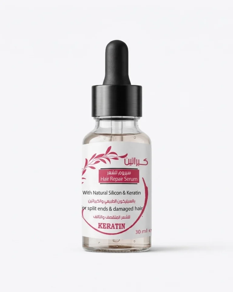 نموذج ستيكرات لسيروم شعر