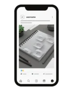 نموذج لحساب أنستجرام لبيع التصاميم الرقمية